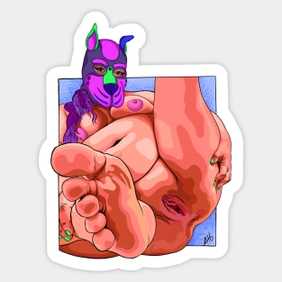 Can I Offer You A Foot In This Trying Time? Sticker